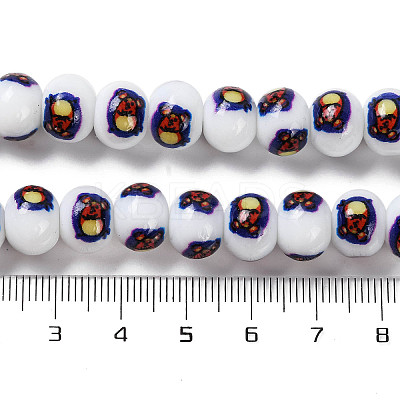 Printing Glass Beads for Necklaces Bracelets Making GLAA-B020-02A-10-1