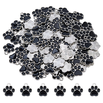 120Pcs Alloy Enamel Pendants ENAM-DC0002-24-1