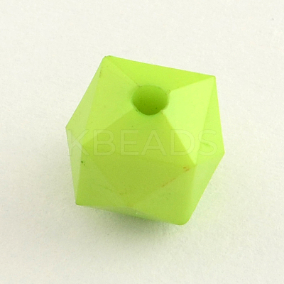 Opaque Acrylic Beads SACR-Q099-84B-1