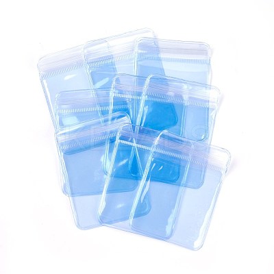 Rectangle PVC Resealable Packaging Bags OPP-R005-5x7-1