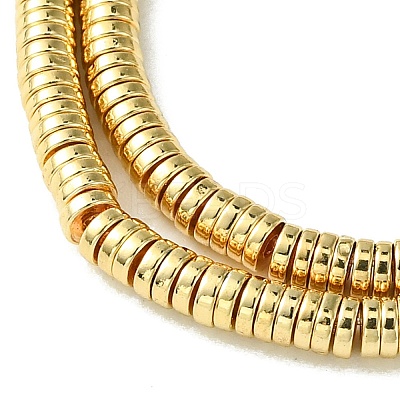 Electroplated Synthetic Non-Magnetic Hematite Beads Strands G-H020-C01-03-1