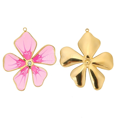Stainless Steel Rhinestones Pendants PW-WG59494-02-1