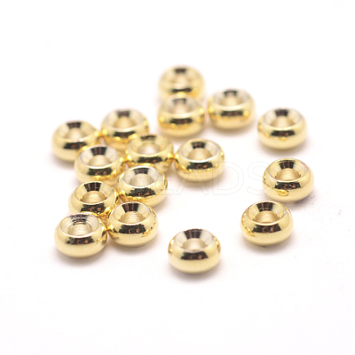 Brass Spacer Beads KK-WH0084-10G-1