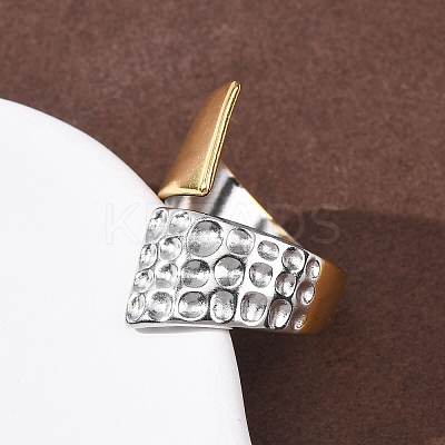 304 Stainless Steel Cuff Open Rings RJEW-P181-01A-1