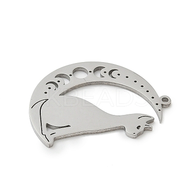 304 Stainless Steel Pendants STAS-F326-18P-1