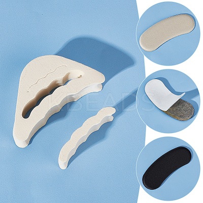 8 Sets 2 Colors EVA Foam Anti-wear Forefoot Insole Pads FIND-GF0004-47-1