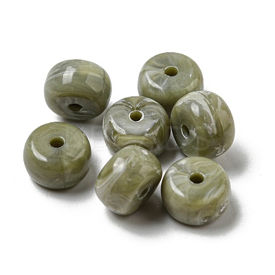 Opaque Acrylic Bead OACR-H037-03O-1