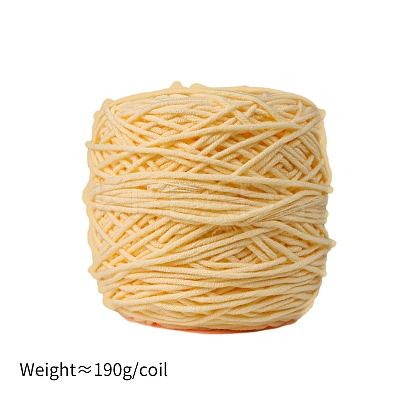 190g 8-Ply Milk Cotton Yarn for Tufting Gun Rugs PW-WG89703-43-1