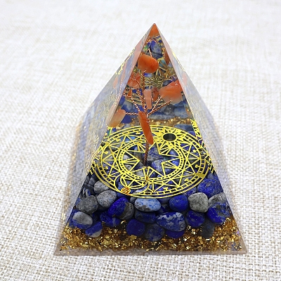Orgonite Pyramid Resin Energy Generators PW-WG982CD-01-1