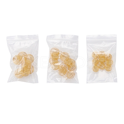 30Pcs 3 Style Round Iron Wire Pendants IFIN-YW0001-25-1