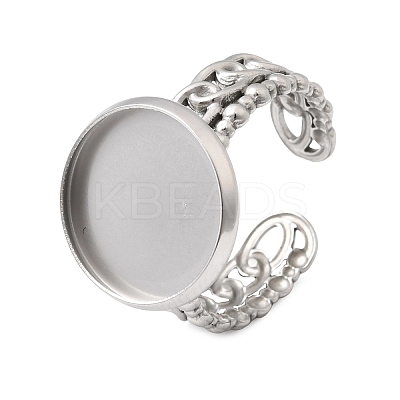 Curb Chains Shapes 304 Stainless Steel Ring Components STAS-P454-04D-P-1