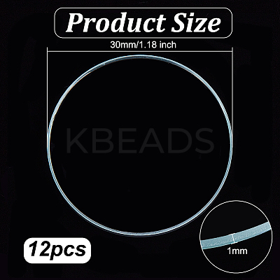 12Pcs Glass Watch Lens Glass FIND-OC0013-20B-1