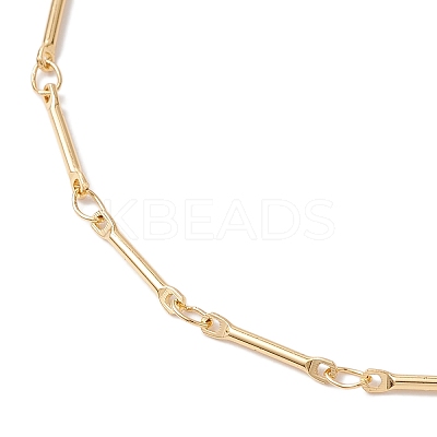 304 Stainless Steel Link Bar Chain Anklets for Women AJEW-AN00624-1