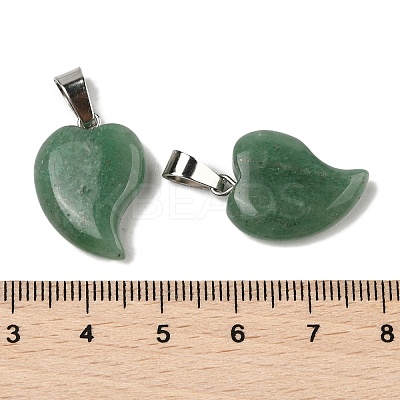 Natural Green Aventurine Pendants G-B127-11P-05-1