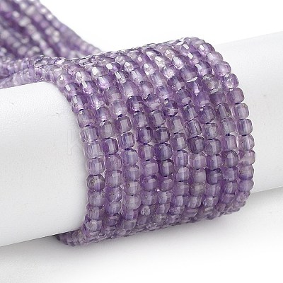 Natural Amethyst Beads Strands G-P514-B06-01-1