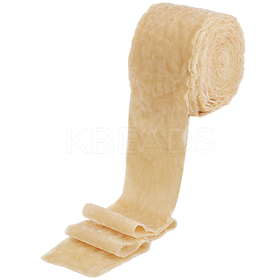 Frayed Polyester Ribbon OCOR-WH0100-87F-08-1