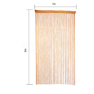 Polyester Silk Door String Curtain AJEW-CJC0001-16C-1
