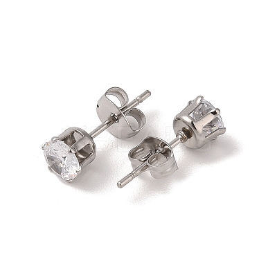 3 Pairs 3 Styles 304 Stainless Steel Hoop & Studs Earrings Set for Women EJEW-K279-13P-1
