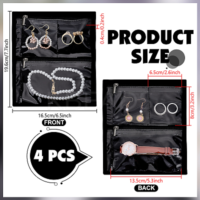 Cloth Jewelry Storage Zipper Bags AJEW-WH0969-083-1