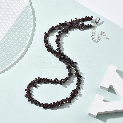 Natural Supper 7 Rutilated Quartz Chip Beaded Necklaces for Men Women NJEW-G159-01N-1