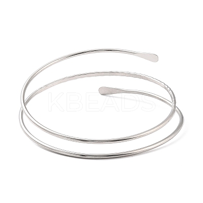 Wire Wrap Upper Arm Cuff Band X-AJEW-G033-07P-1