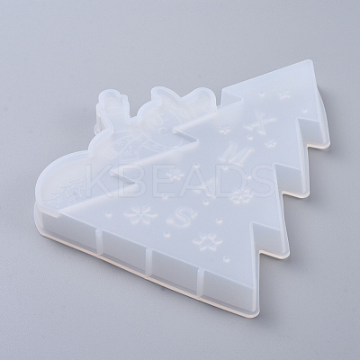 Christmas DIY Display Silicone Molds X-DIY-D049-07-1