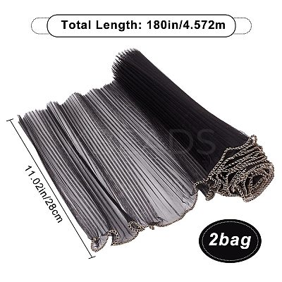 Pleated Gauze Yarn Flower Bouquets Wrapping Packaging OP-GF0001-01B-1