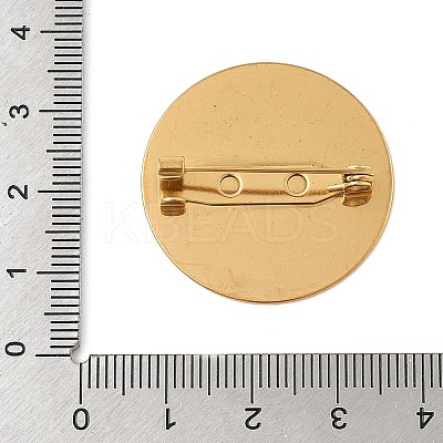 Brooch Cabochon Settings LS-STAS-K254-05E-G-1
