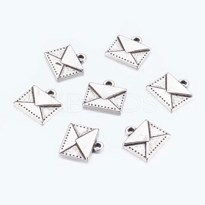 Tibetan Style Alloy Mail Charms EA10712Y-1
