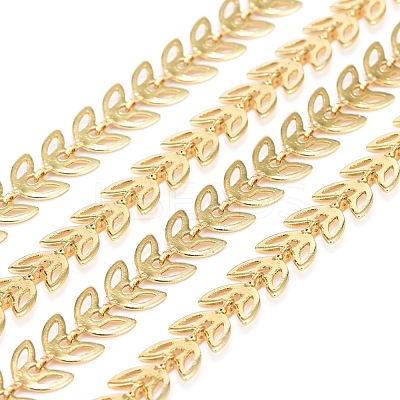 Brass Handmade Cobs Chains CHC-G006-14G-1