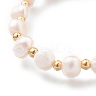 Stretch Beaded Bracelets BJEW-O181-01G-1