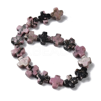 Natural Rhodonite Beads Strands G-M418-B01-01-1