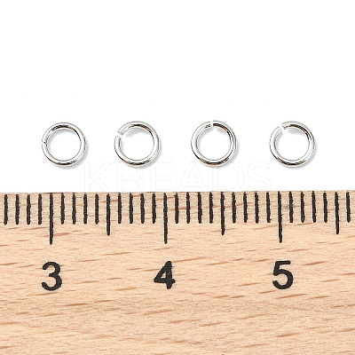 SHEGRACE 30G Brass Saw Cut Open Jump Rings XGRPCN936-238P-1