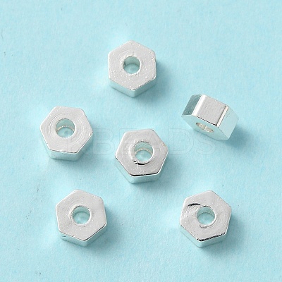 Rack Plating Brass Beads KK-C020-07S-1
