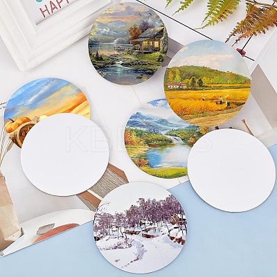 Wood and Linen Painting Canvas Panels DIY-NB0001-72B-1
