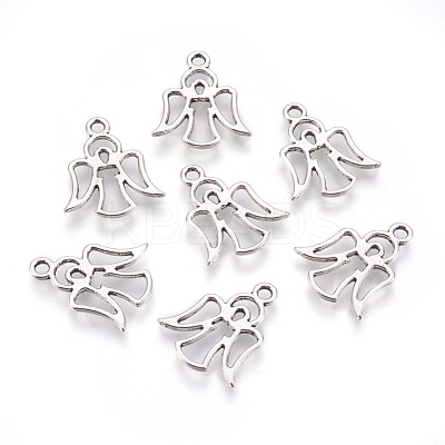 Tibetan Style Alloy Pendants X-TIBEP-A15023-AS-RS-1