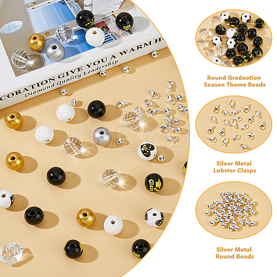 Senior Year Theme Jewelry Finding Kit DIY-DC0002-40-1
