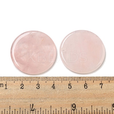 Natural Rose Quartz Pendants G-B071-01G-1