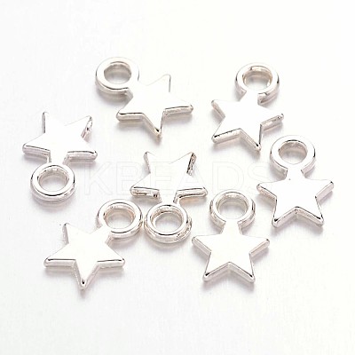 Tibetan Style Alloy Stamping Blank Tag Charms Pendants X-TIBEP-A123046-S-FF-1