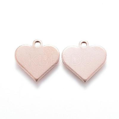 Ion Plating(IP) 304 Stainless Steel Charms STAS-G124-24RG-1