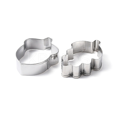 Non-Tarnish Thanksgiving 430 Stainless Steel Cookie Mold DIY-E068-01P-01-1