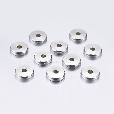 Tarnish Resistant 304 Stainless Steel Spacer Beads STAS-L198-33A-1