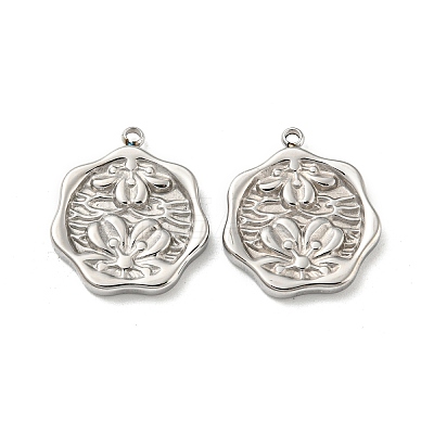 Non-Tarnish 304 Stainless Steel Pendants STAS-L022-030P-1
