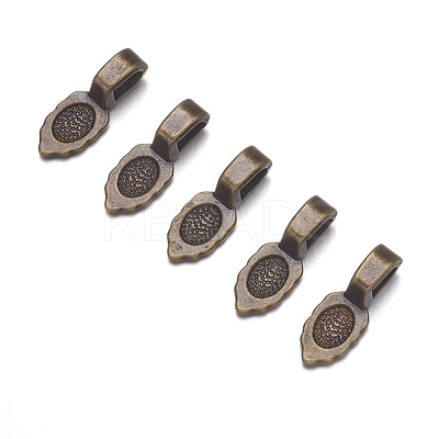 Tibetan Style Pendant Bails MAB3357Y-1