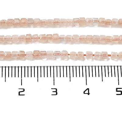 Natural Sunstone Beads Strands G-H042-B01-01-1