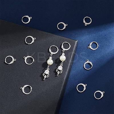 80Pcs 4 Styles 304 Stainless Steel Leverback Earring Findings STAS-AR0002-38-1