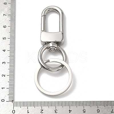 304 Stainless Steel Keychain Rings STAS-H238-02P-1