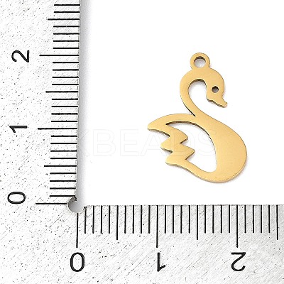 201 Stainless Steel Pendants STAS-F316-32D-G-1