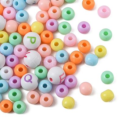 DIY Round Letter Beads Bracelet Making Kit DIY-YW0004-96-1