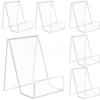 6Pcs Acrylic Book Stand for Kitchen Counter ODIS-SP0001-04C-1